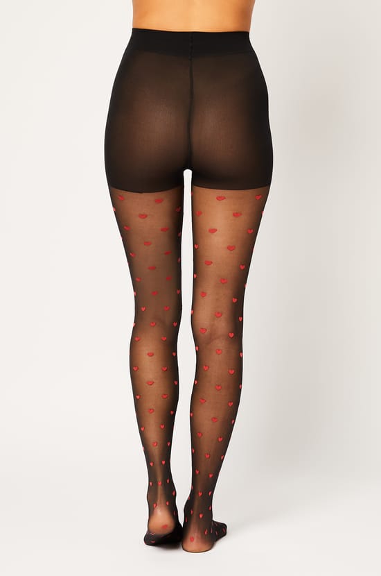 Medias de corazón de moda - 30D;${refinementColor}