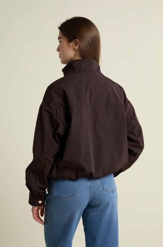 High Neck Jacket;${refinementColor}