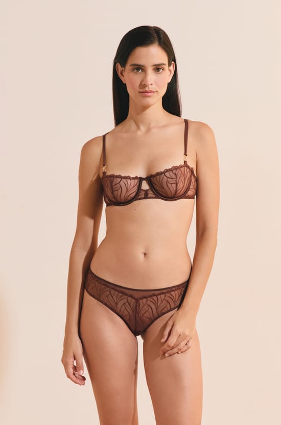 Soutien-gorge N.9 - Balconnet en broderie florale;${refinementColor}