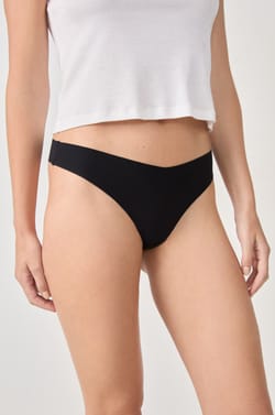 Cotton seamless tanga;${refinementColor}
