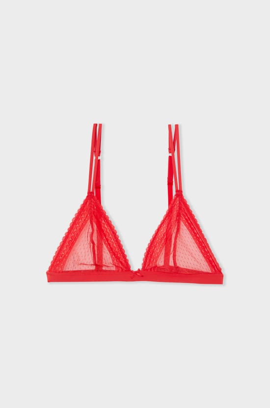 Triangle Lace Bra;${refinementColor}