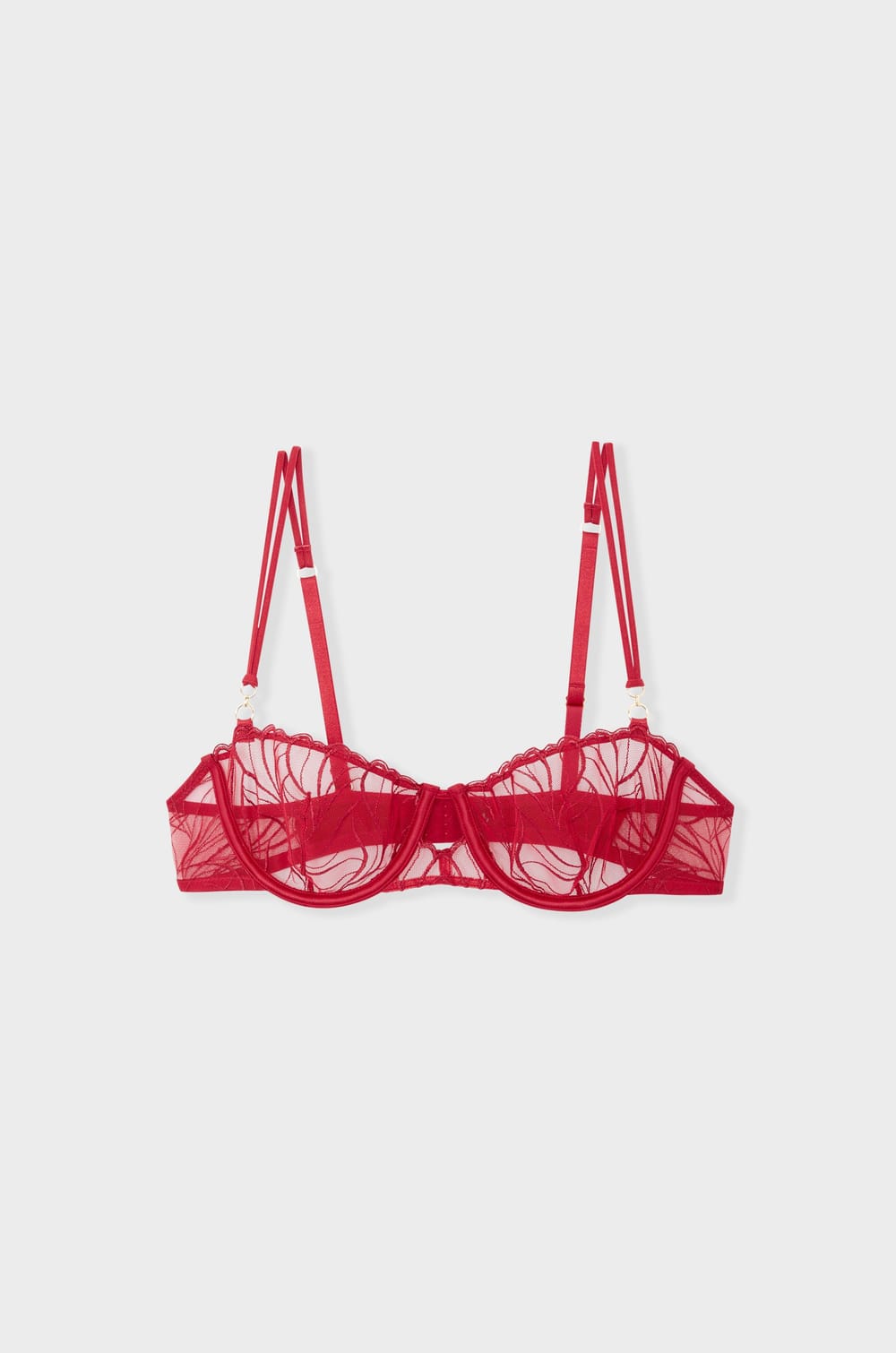 Soutien-gorge N.9 - Balconnet en broderie florale;${refinementColor}