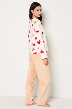 Ensemble 2 pièces de pyjamas polaire;${refinementColor}