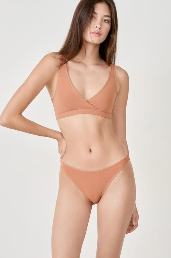 Culotte bikini en coton;${refinementColor}