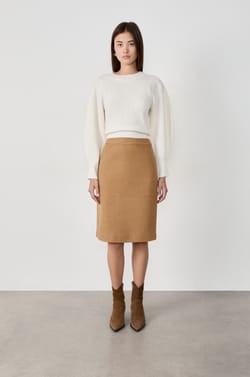 Falda midi;${refinementColor}