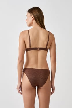 Top triangular foulard sin aros irisado parte superior de bikini;${refinementColor}