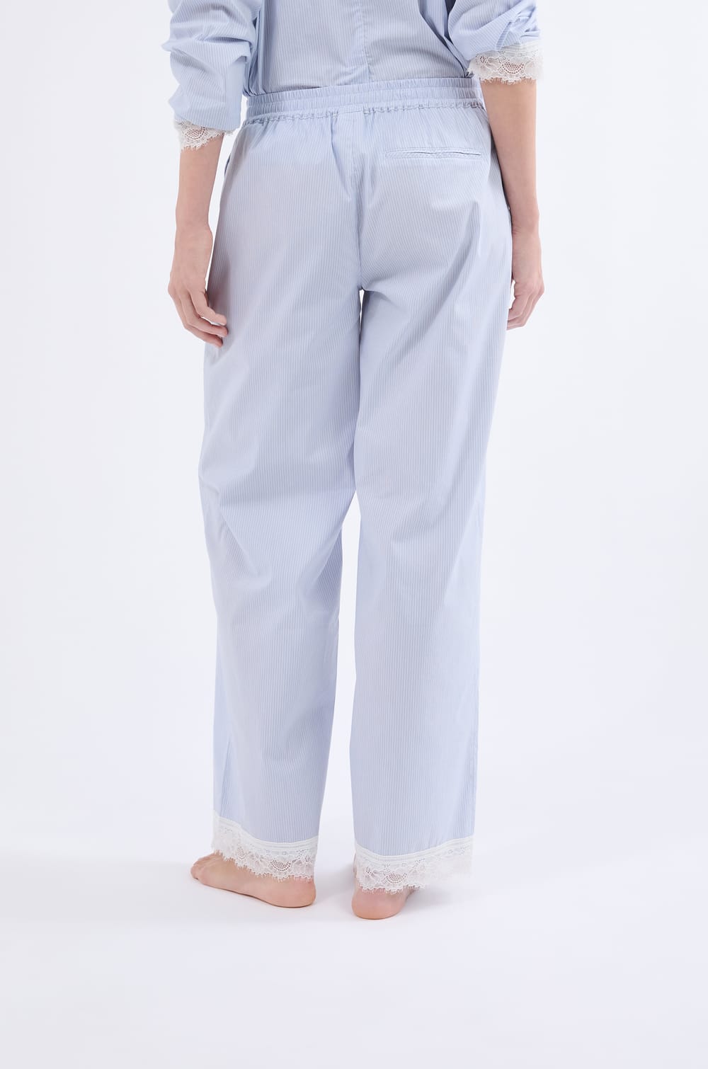 Pantalon de pyjama à rayures;${refinementColor}