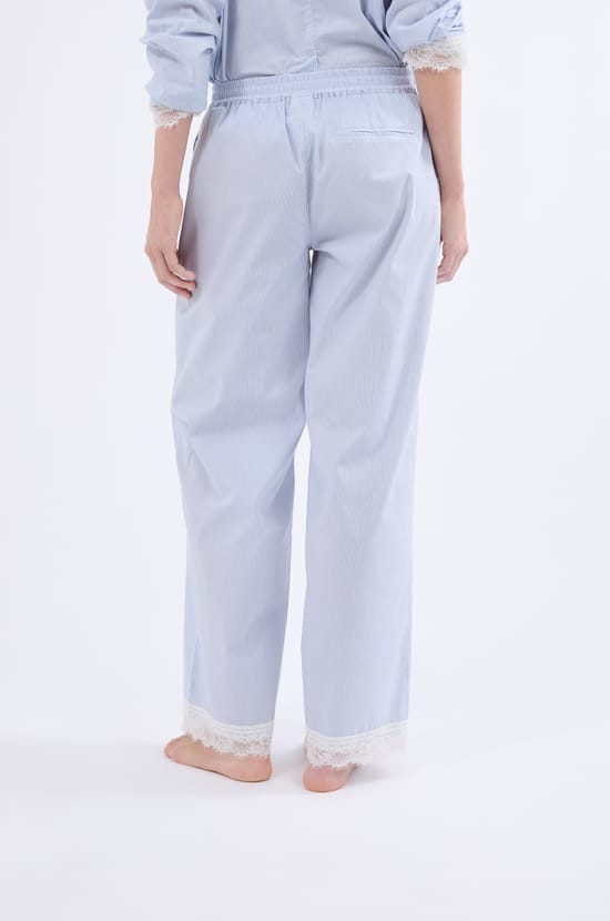 Pantalon de pyjama à rayures;${refinementColor}
