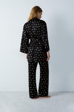 Satin Robe with Patterns;${refinementColor}