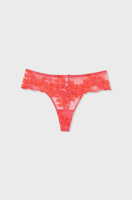 Tanga de encaje;${refinementColor}