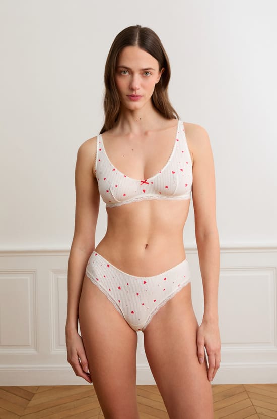 Hipster en pointelle &agrave; motifs c&oelig;urs;${refinementColor}