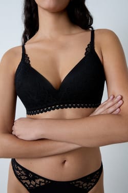 Wireless Lightly Lined Demi Bra;${refinementColor}