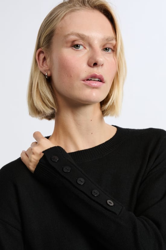 Pull col rond manches longues;${refinementColor}