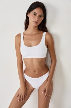 Reversible Bralette in Stretchy Organic Cotton;${refinementColor}