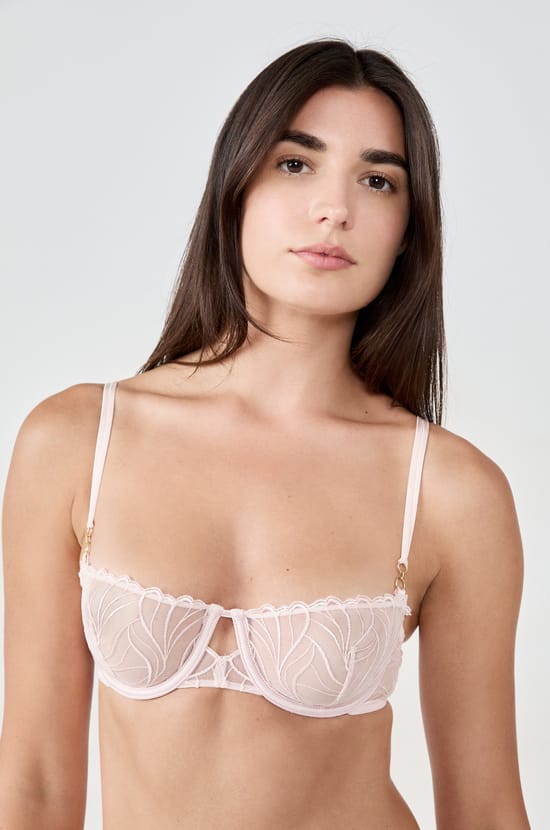 Bra No.9 - Balconette in Floral Embroidery;${refinementColor}