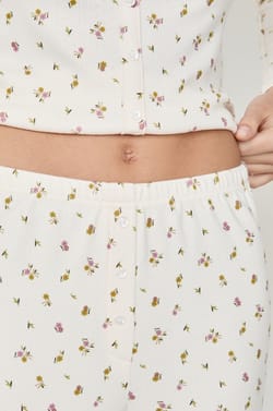 Floral Pyjama Trousers;${refinementColor}
