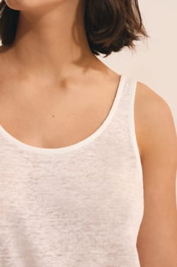 100% Linen Tank Top;${refinementColor}