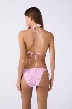 Gingham Bikini Bottoms;${refinementColor}