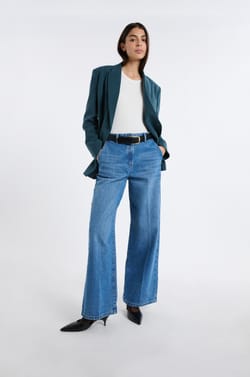 Wide Cotton Jeans;${refinementColor}