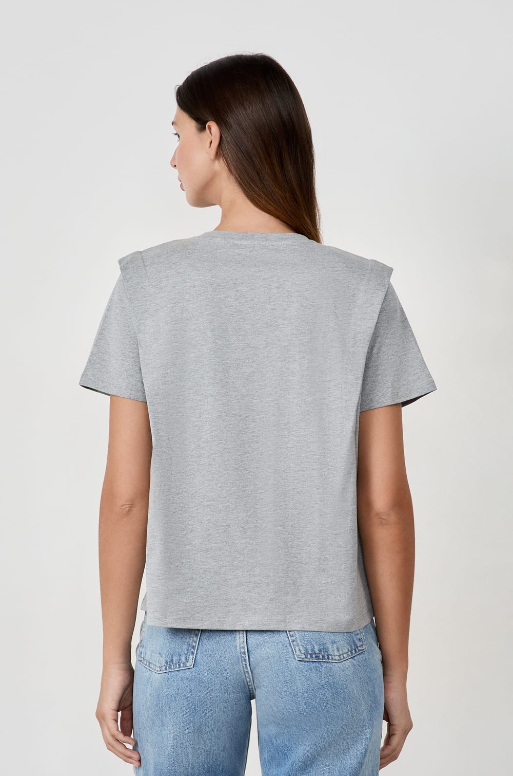 Short-sleeved cotton T-shirt;${refinementColor}