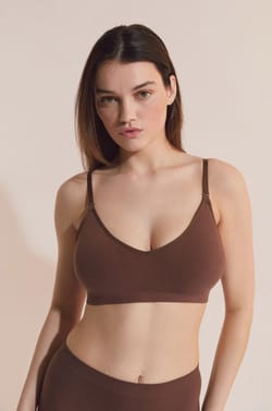 Soutien-gorge brassi&egrave;re de maternit&eacute; en coton biologique, clips d'allaitement;${refinementColor}