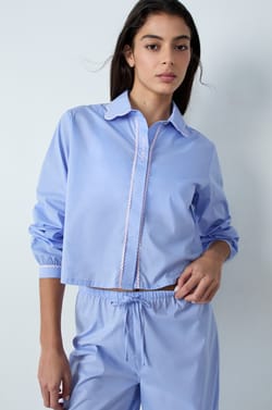Cotton Pyjama Shirt "Pretty in Pink;${refinementColor}