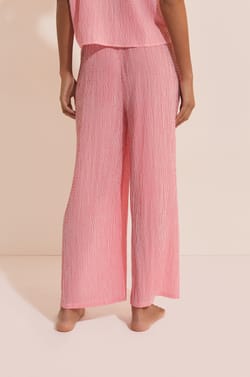 Pantacourt &agrave; rayures;${refinementColor}