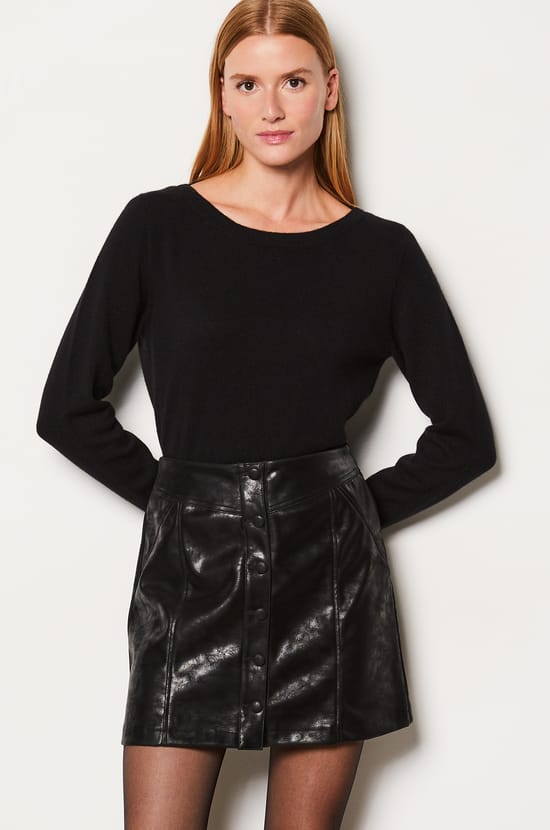 Pull col rond 100% cachemire;${refinementColor}