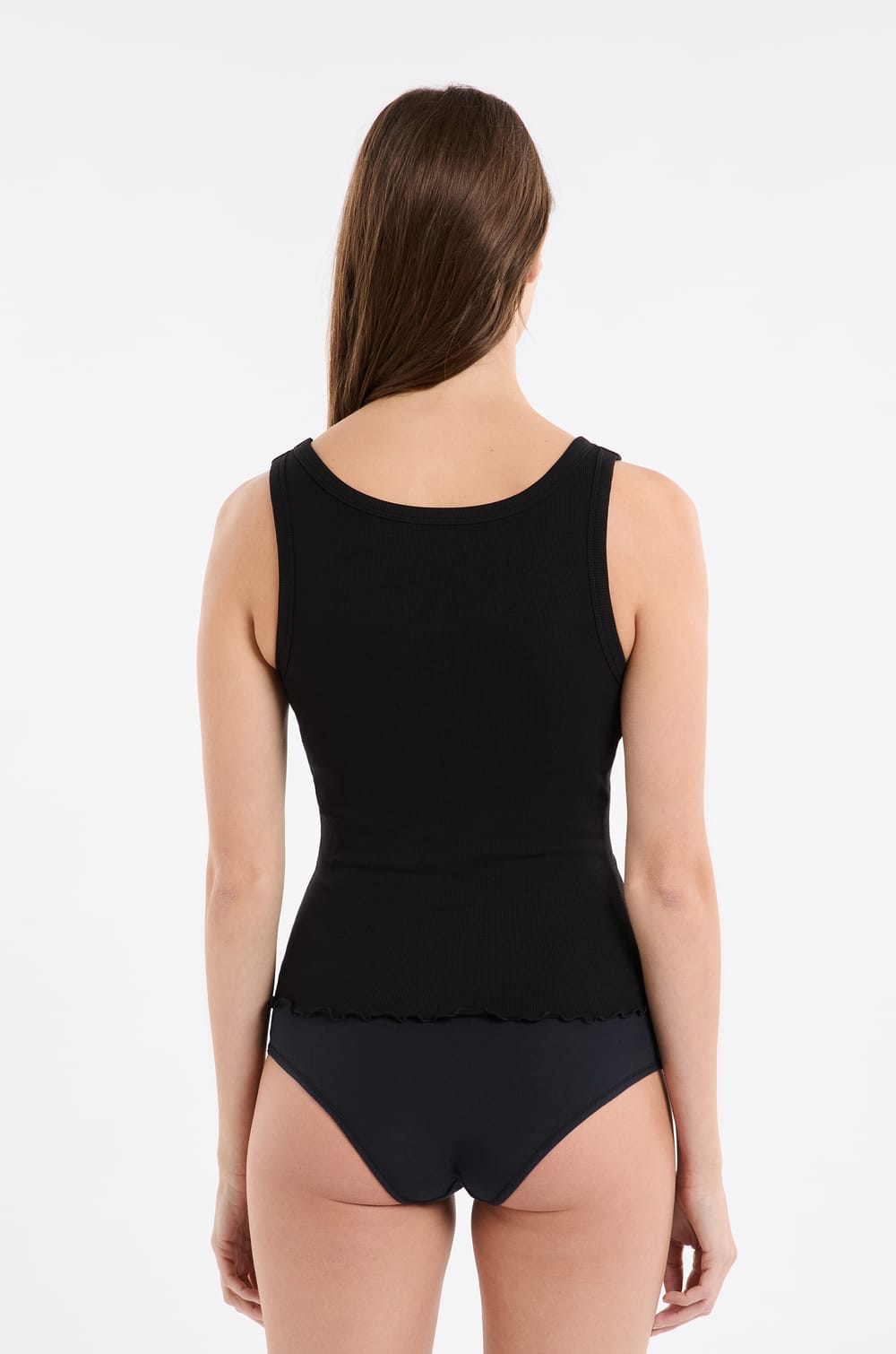 Tank Top with Integrated Bra;${refinementColor}