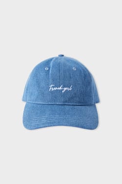 Casquette effet denim;${refinementColor}