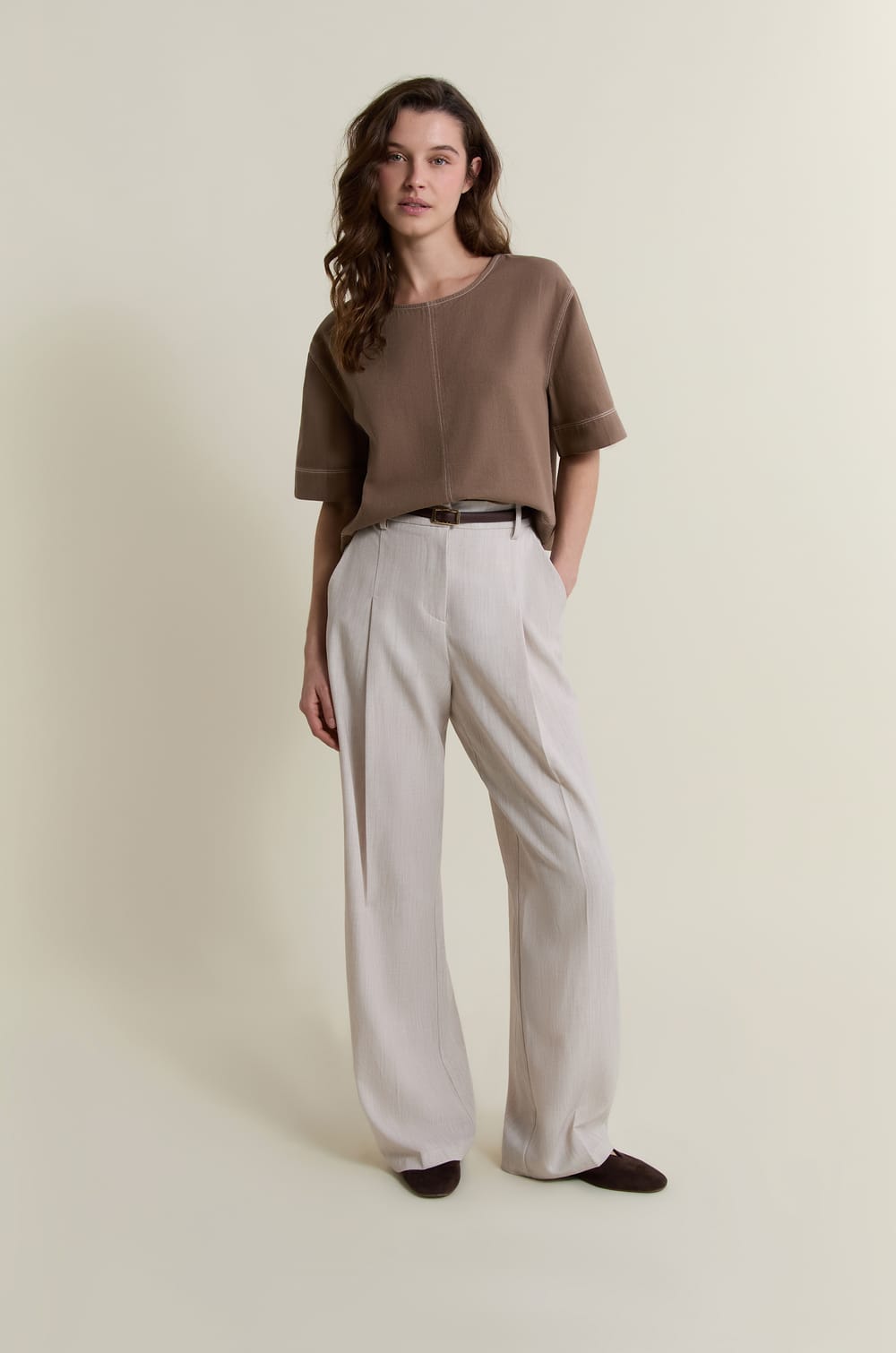 Short Cotton Top;${refinementColor}