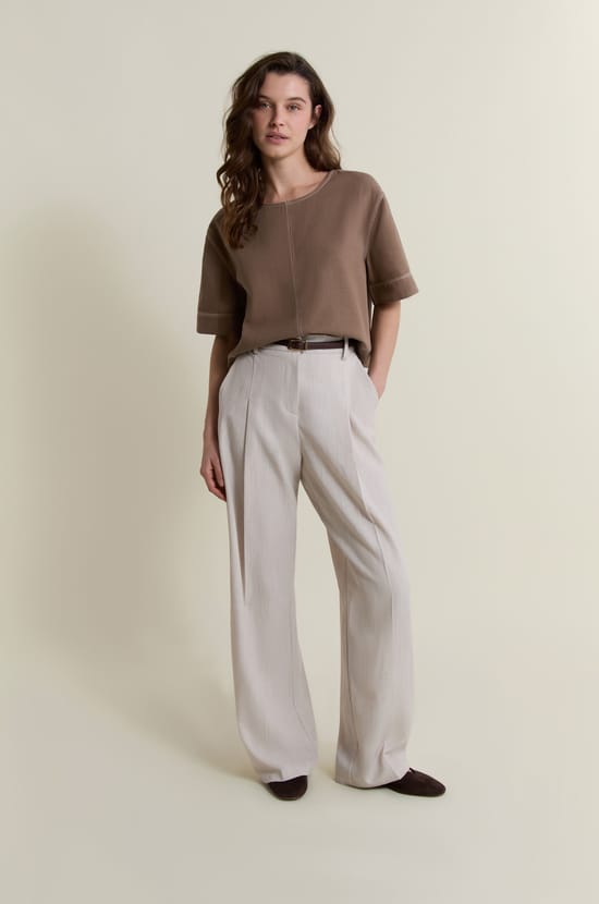 Short Cotton Top;${refinementColor}