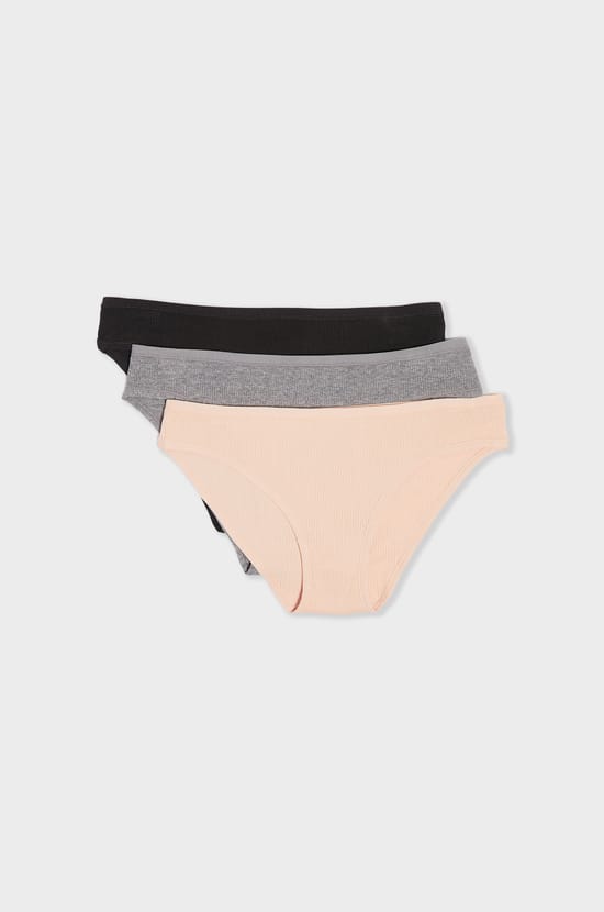 Pack of 3 Cotton Briefs;${refinementColor}
