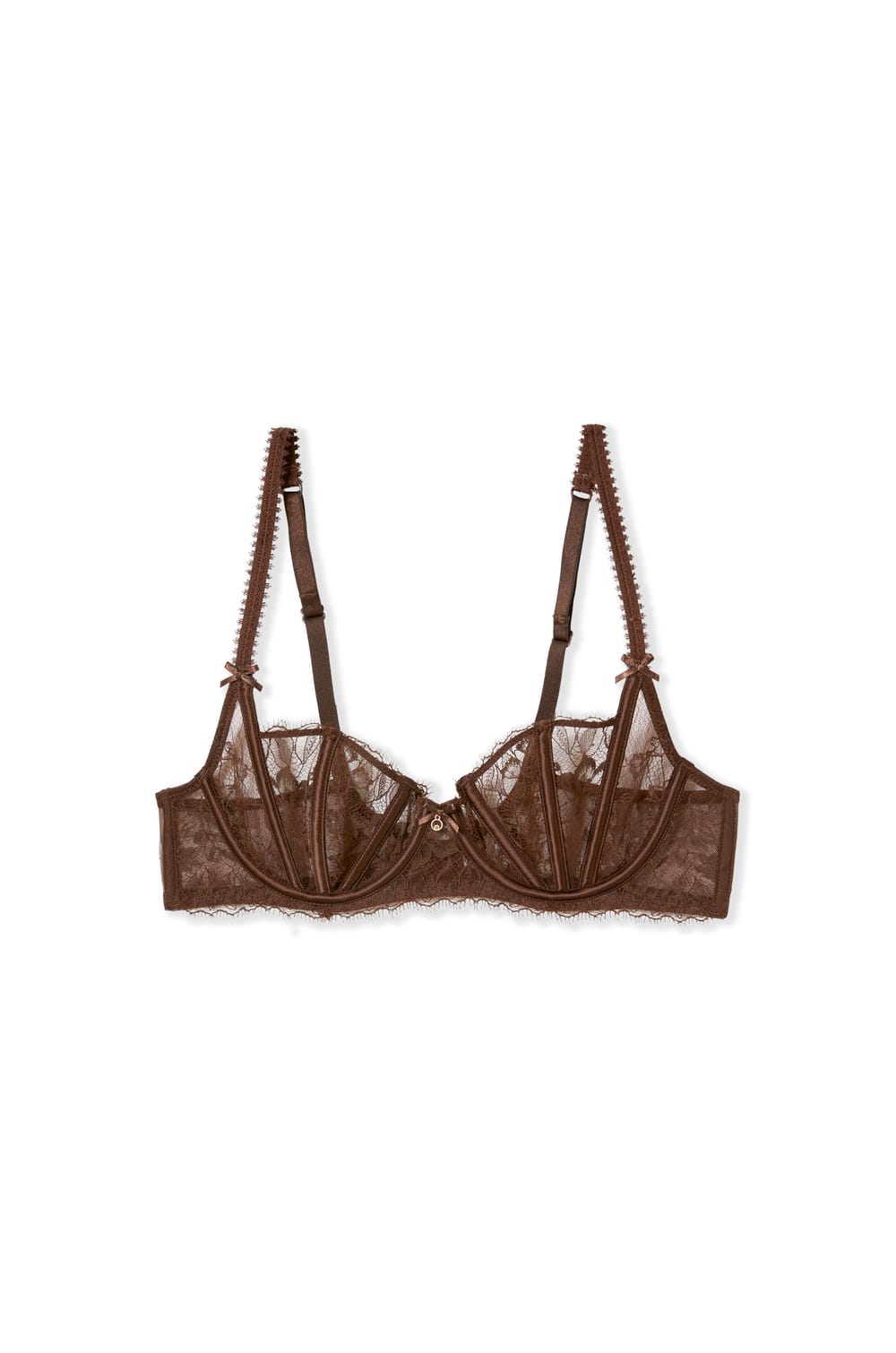 Soutien-gorge balconnet en dentelle;${refinementColor}