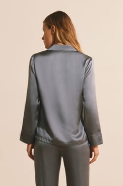 Chemise de pyjama en soie;${refinementColor}