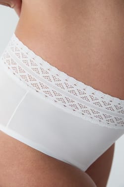 Panty midi de maternidad con detalles de encaje;${refinementColor}