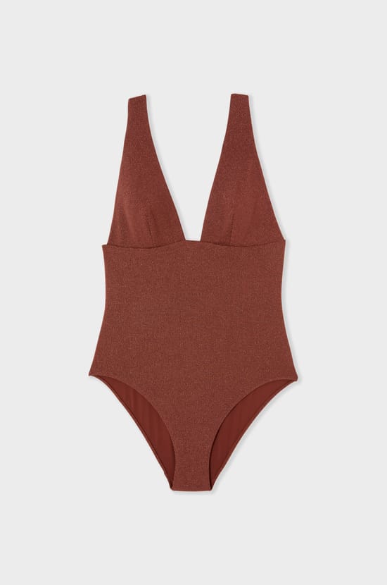 Maillot de bain 1 pi&egrave;ce paillet&eacute; avec pads amovibles;${refinementColor}