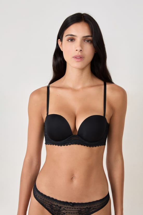 Sujetador push-up sin tirantes;${refinementColor}