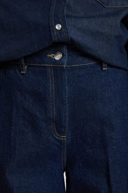 Jeans corte ancho de algod&oacute;n;${refinementColor}