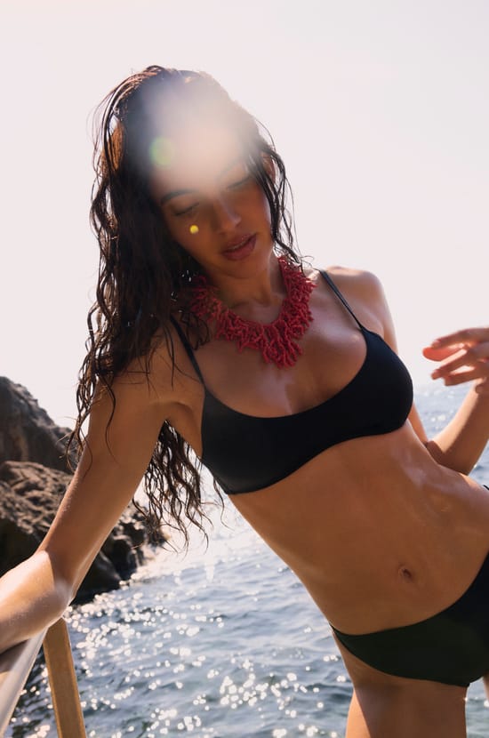 Bikini-Top Bralette mit abnehmbaren Pads;${refinementColor}