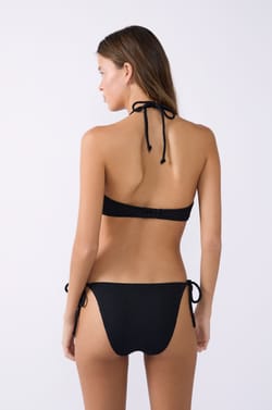 Triangel-Bikini-Top mit Perlendetails;${refinementColor}