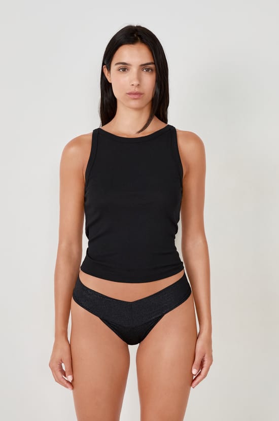 Tanga en microfibre;${refinementColor}