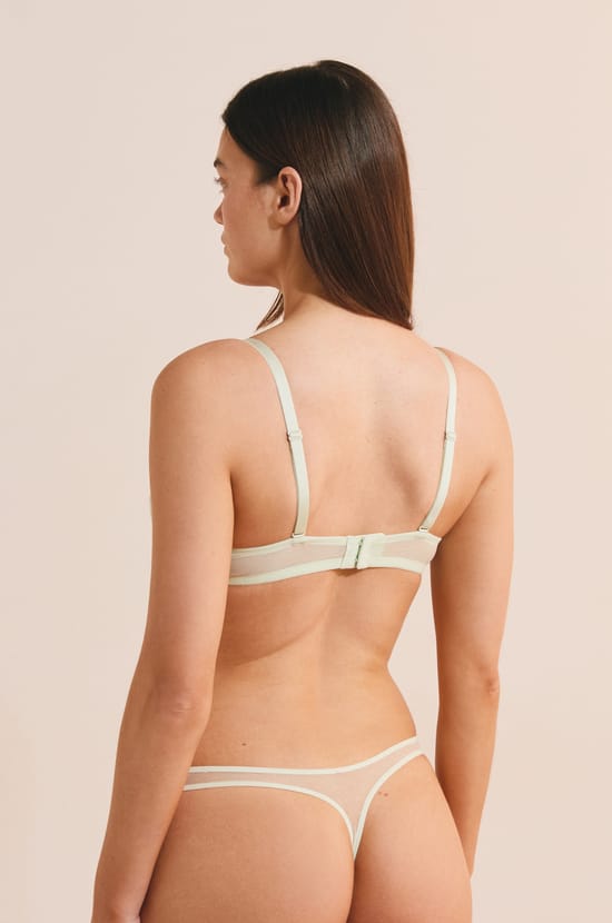 Soutien-gorge N.5 - Le coques fines plongeant &agrave; motifs;${refinementColor}