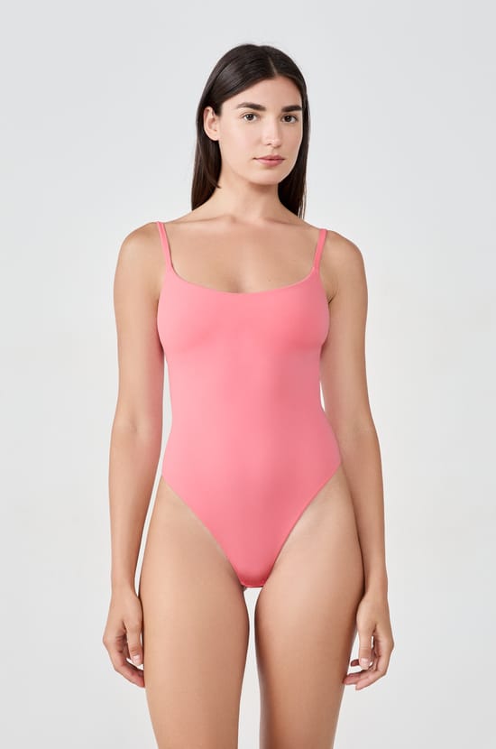 Body en microfibre avec brassière intègrée;${refinementColor}
