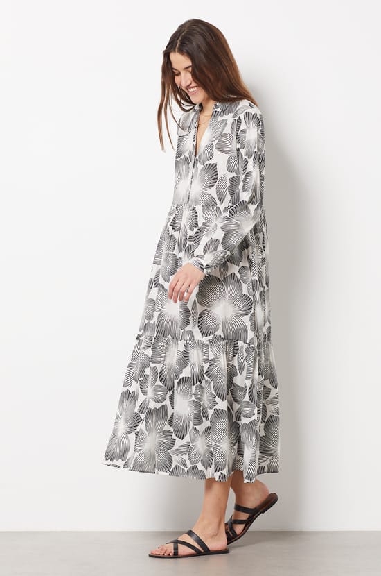 Long Floral Dress;${refinementColor}