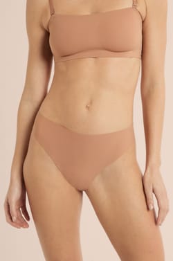 High-leg Microfiber Tanga;${refinementColor}