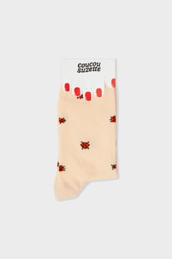Chaussettes &agrave; motifs coccinelles Coucou Suzette;${refinementColor}