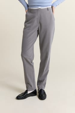 Smart Striped Trousers;${refinementColor}
