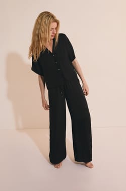 Wide-leg satin trousers;${refinementColor}