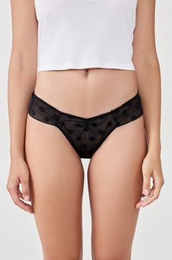 Split Tulle Brief;${refinementColor}